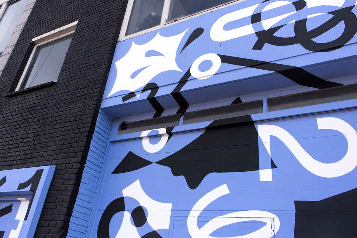 Mural streetart ILLUSTRATION  paint Rotterdam studiobuilding facade