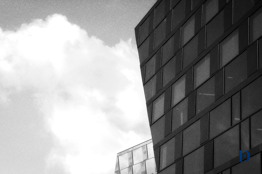black White photo germany building city Freiburg