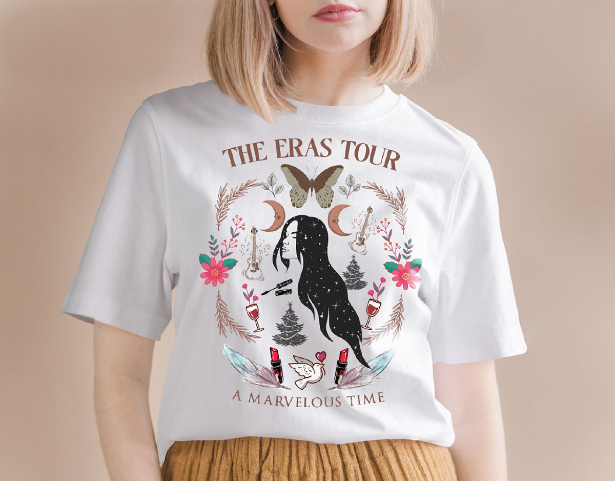 The Eras Tour T-shirt Design