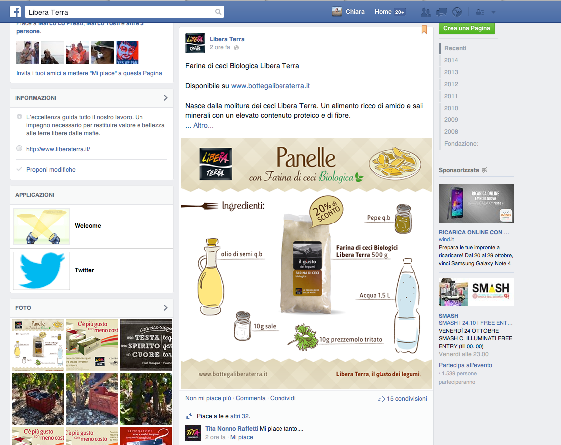 post facebook banner social Pasqua ricette Food  promo twitter cover