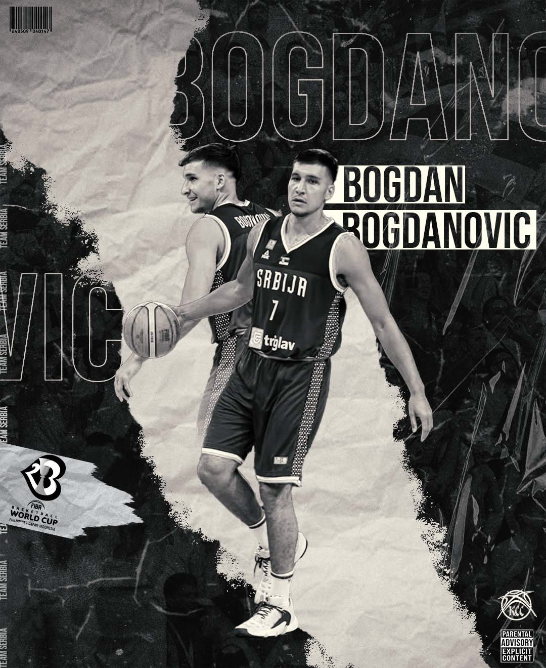 basketball sports design Graphic Designer Poster Design Serbia bogdan bogdanovic NBA