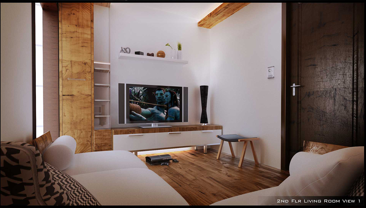 Space Planning minimalistic lifestyle warm wood