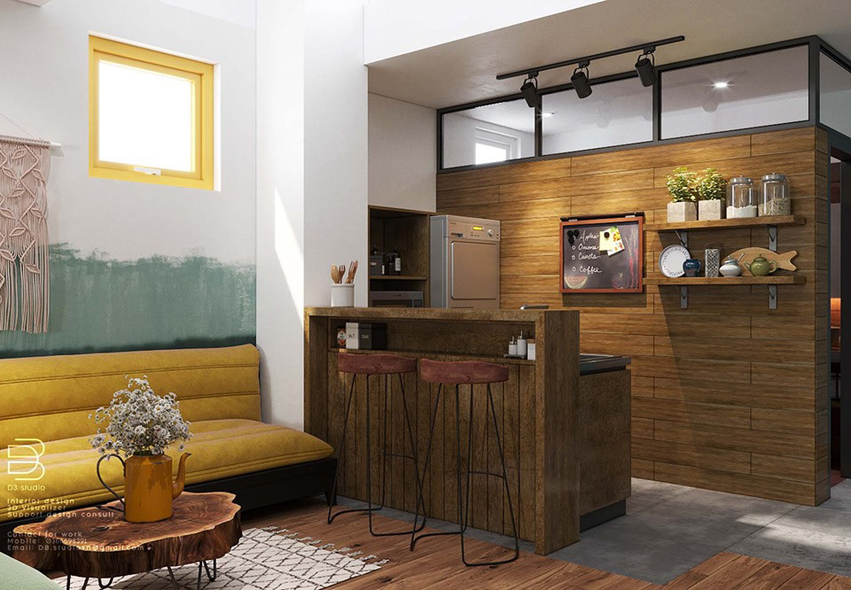 interior design  scene 3D Render apartment Interior