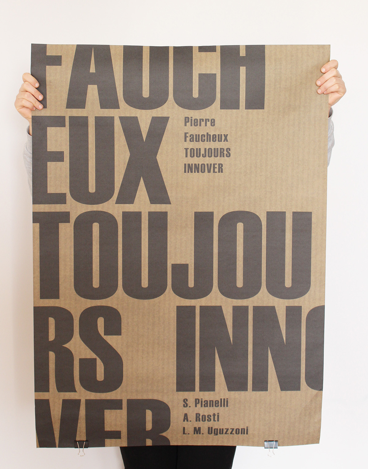 poster manifesto Pierre Faucheux French design book design
