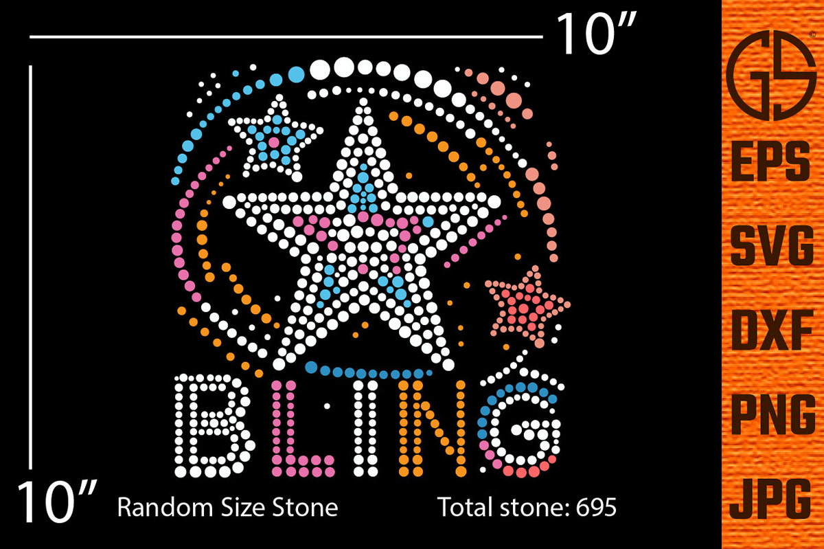 rhinestone crystal t-shirt Tshirt Design bling glitters rhinestones Hotfix Transfer hotfix