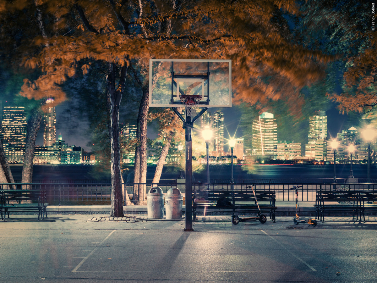 basketball Streetball Landscape franckbohbot FINEART New York Bronx Brooklyn