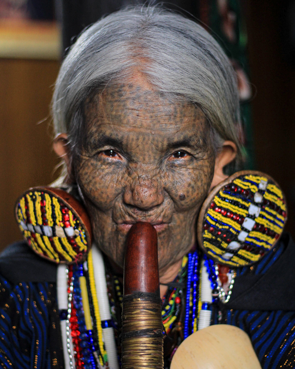 face Photography  portrait tatoo tribe woman tattoo