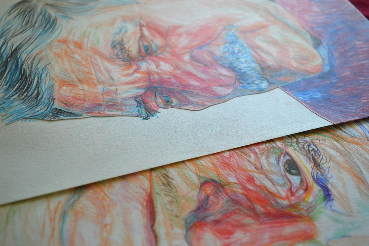 color coloredpencil study portrait Portraiture