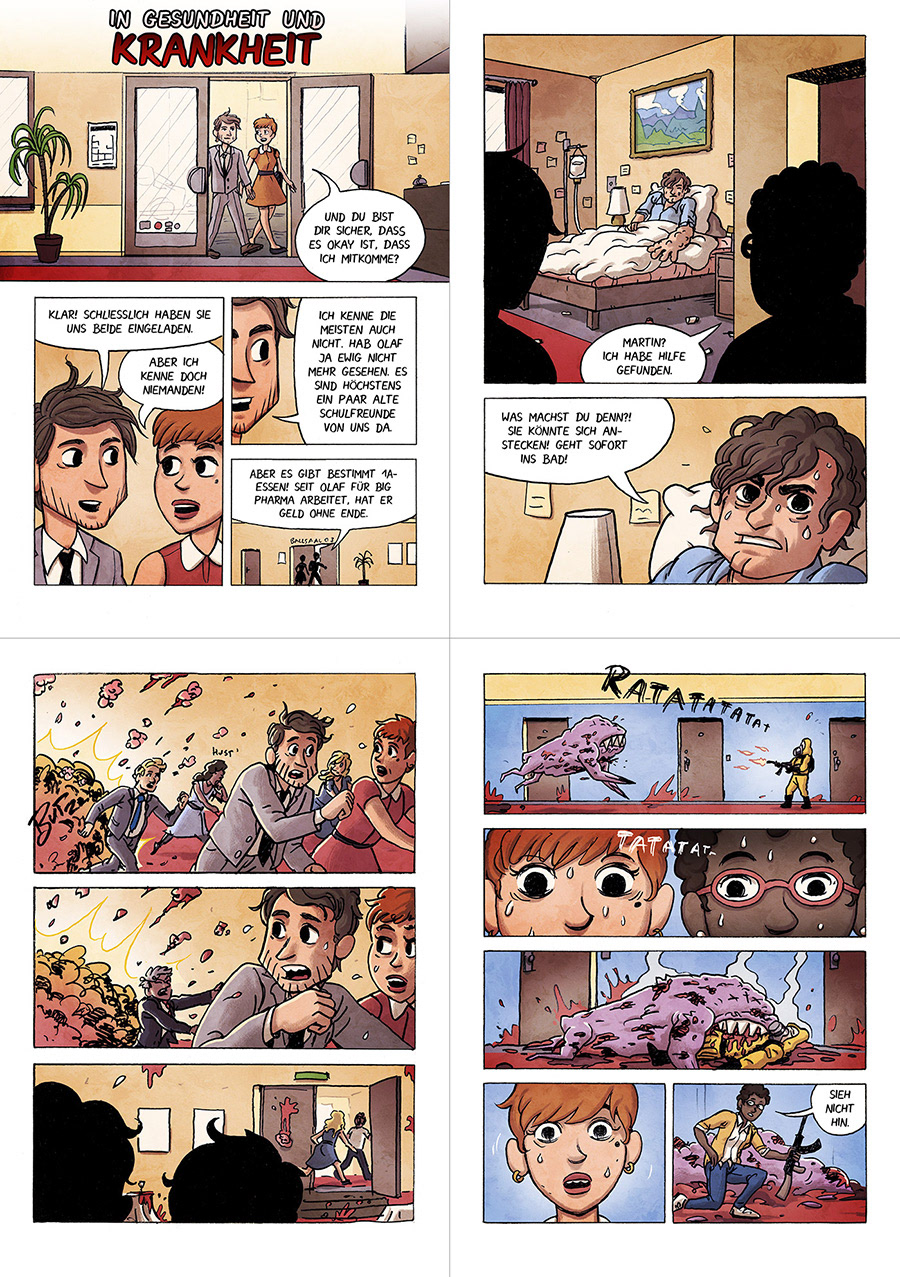 comics pages cartoon Graphic Novel