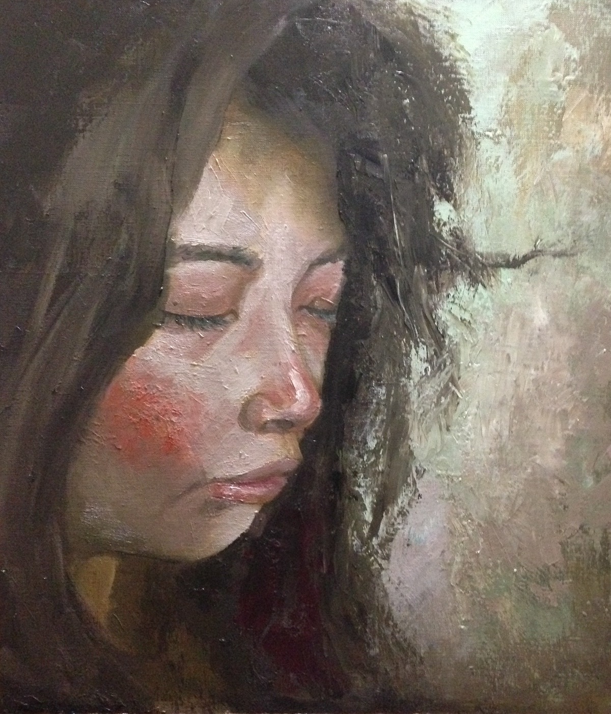 japan Oil Painting girl