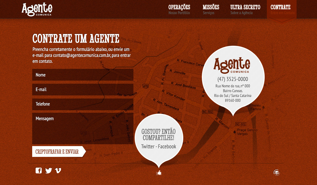 Web agencia site Website