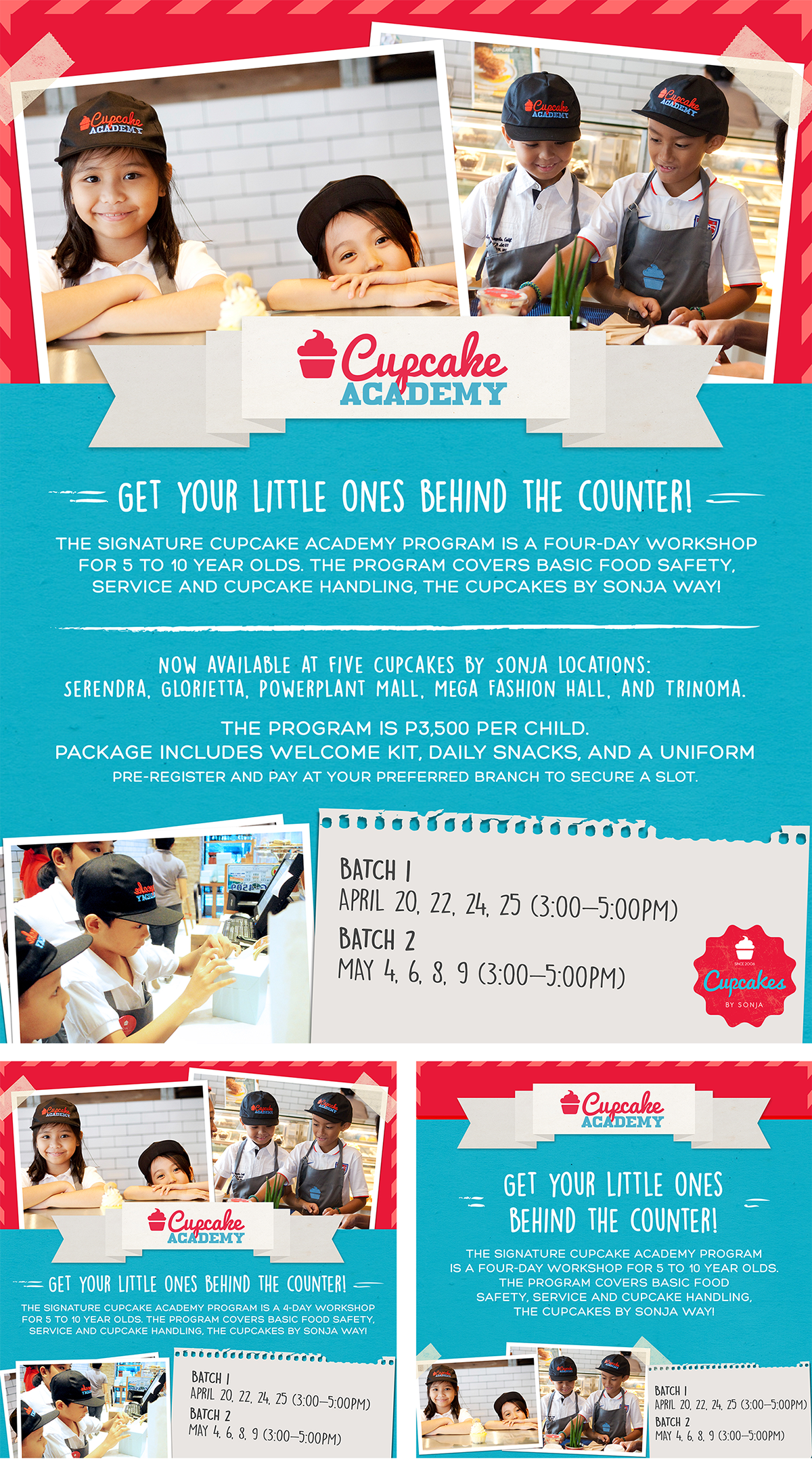 print Layout design poster posters handdrawn cupcake cupcakes cake cakes Food  food and beverage dessert Food truck Workshop