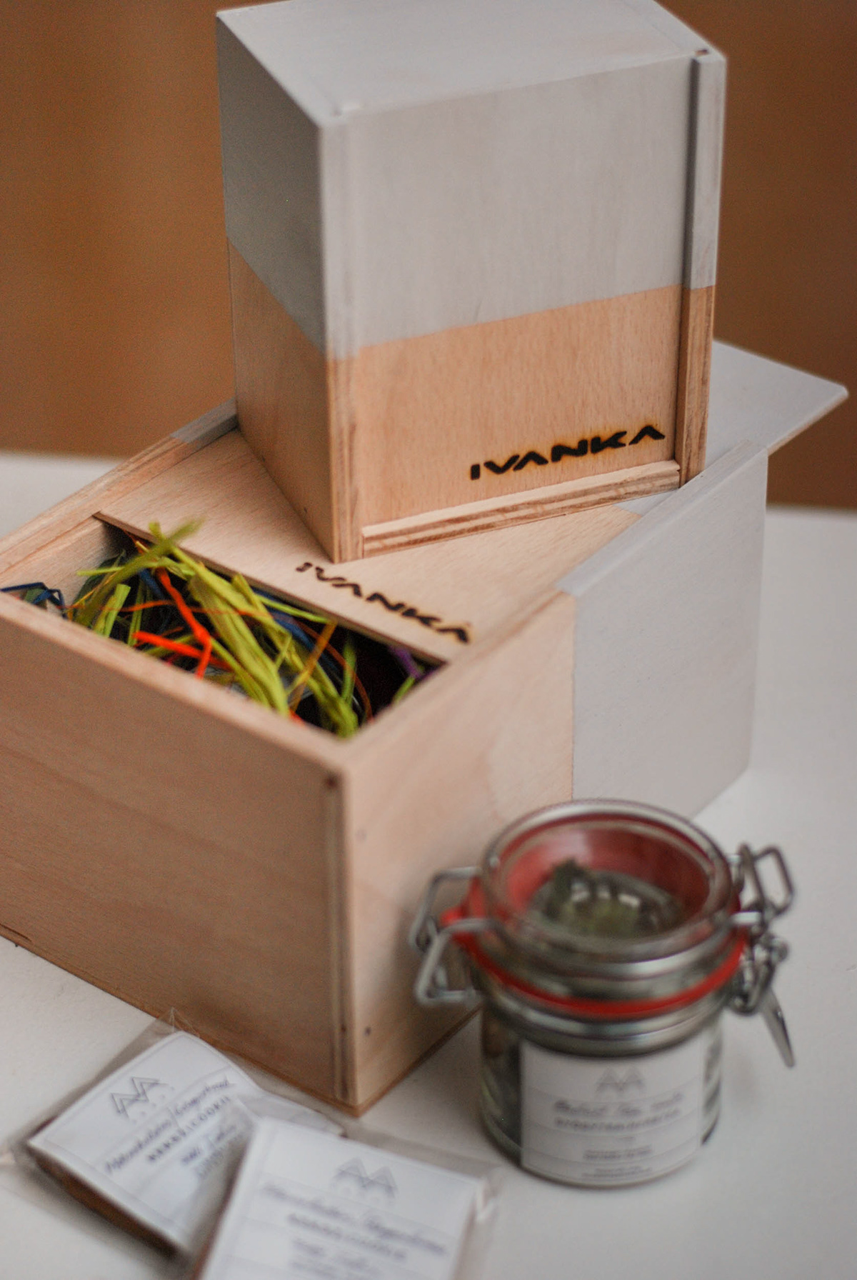 craft wicker woodwork corporate identity basket handmade gift product