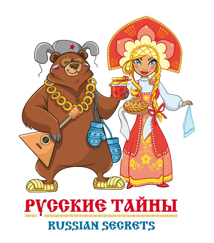 Russia characters travels trip to the Russia bear Princess