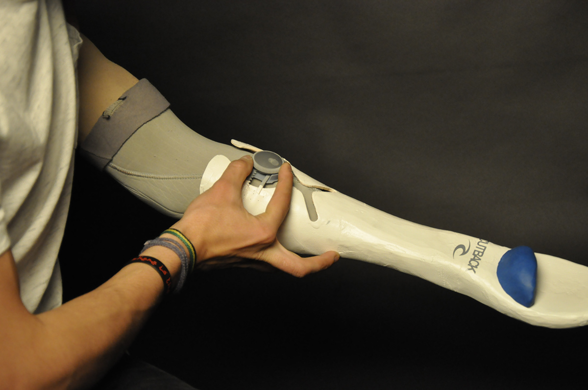 Surf prosthetic Prosthetic Hand cutback