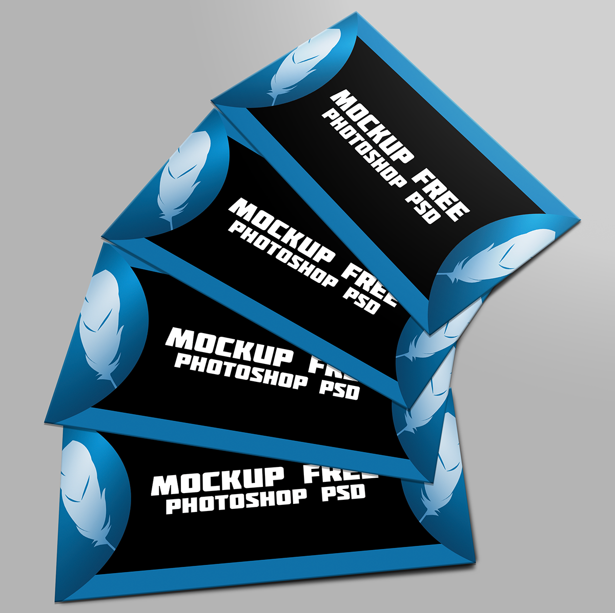 Mockup card free download photoshop design