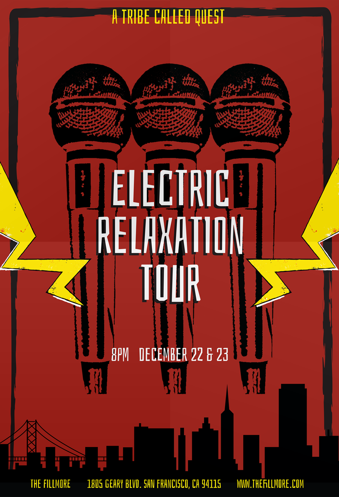 posters ATribeCalledQuest ATCQ Eventposters posterseries musicposters studentwork