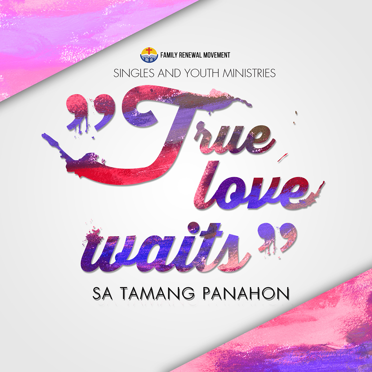 true Love waits poster Layout