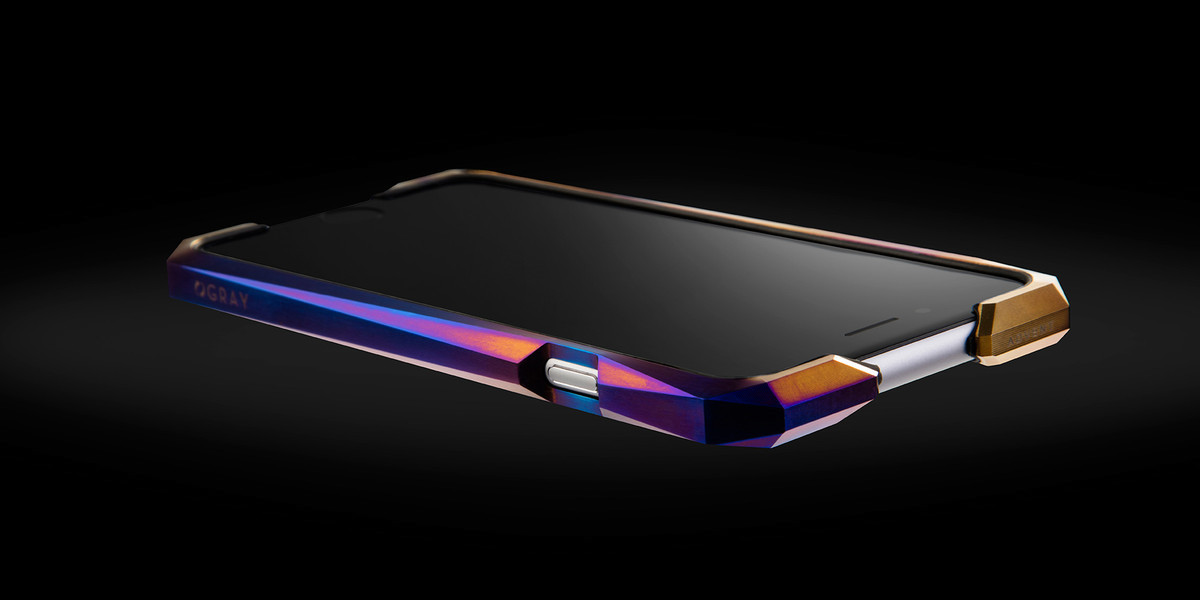 case mobile iphone phone accessories Accessory Titanium stealth aurora facet future avant Advent gray apple