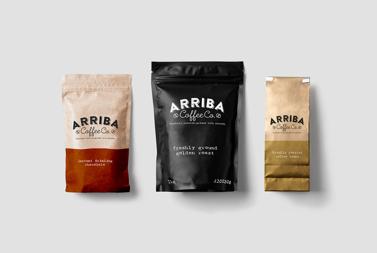 vintage coffe shop ground coffee coffee branding barrista Coffee contemporary cup logo coffee packaging
