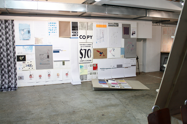 Exhibition  -ness publication identity print poster book furniture projection graduate