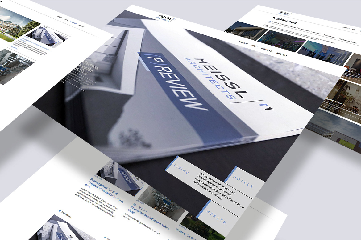 handlecreativ architects Webdesign meisslarchitects graphicdesign
