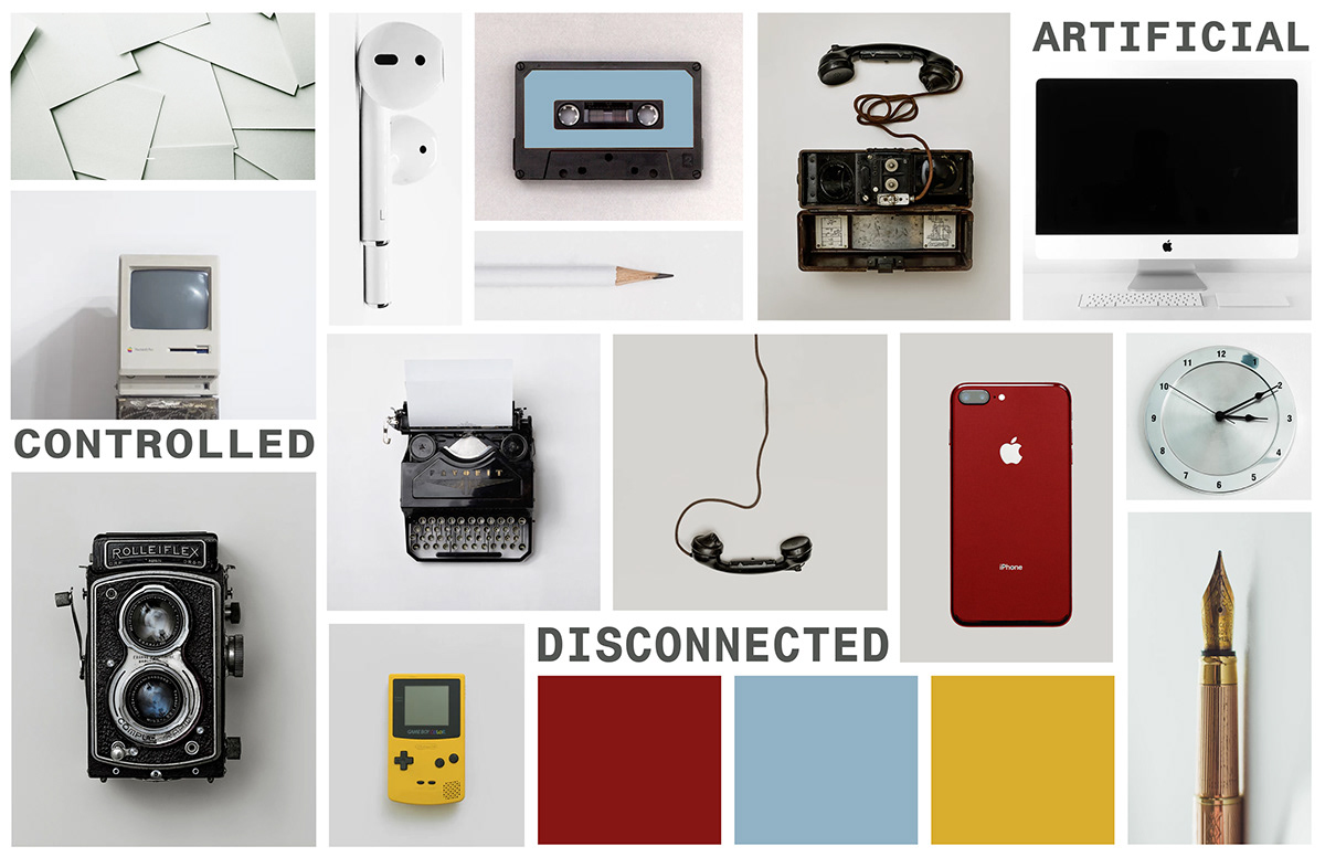 museum Social interaction interior design  empathy red iphone social design writing  phones