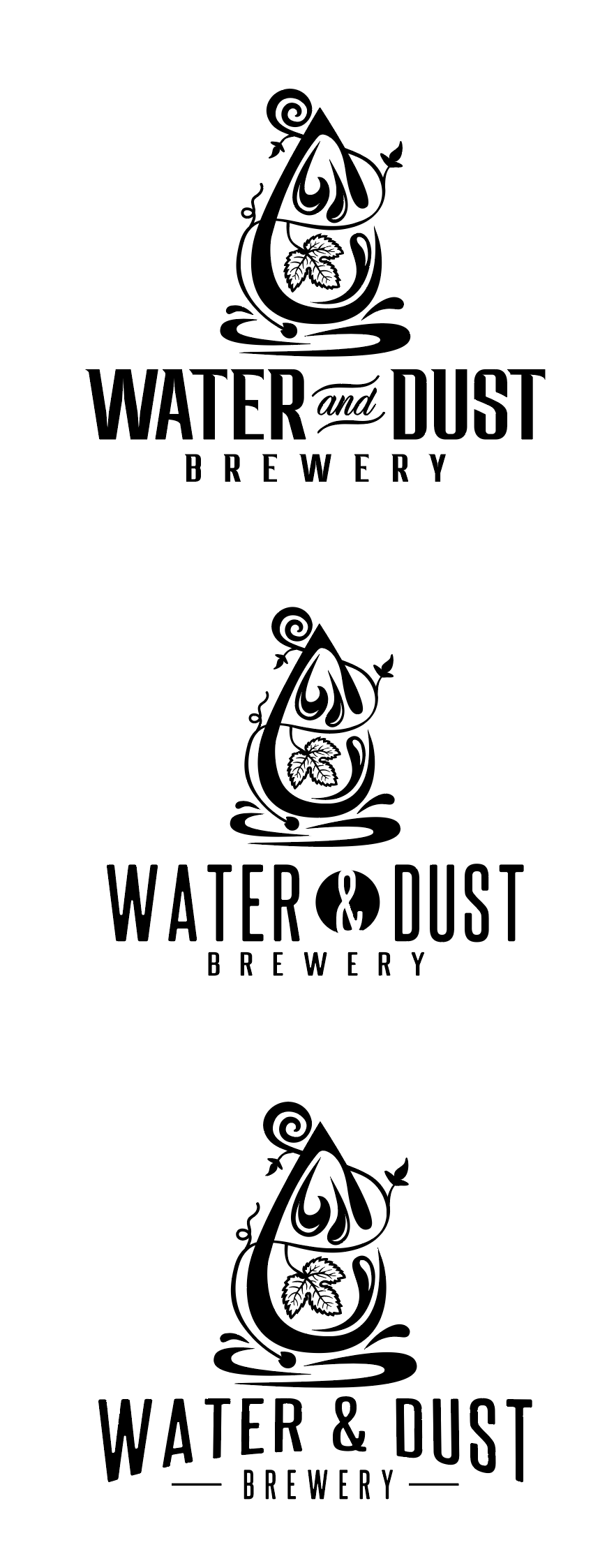 Brand development for brewery. Logo design and brand identity for beer 