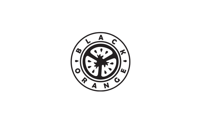 logo black typeset monogram