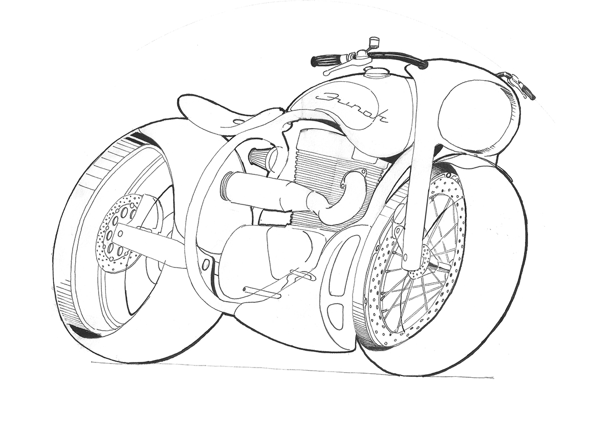 Custom Motorcycle chopper bobber cafe racer Motorcycle Caricature motorcycle design Motorcycle drawing motorcycle sketches