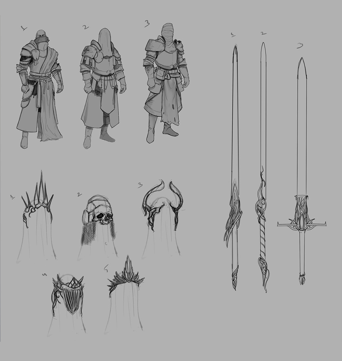concept art conceptartist characterartist Character knight medieval warrior fantasy