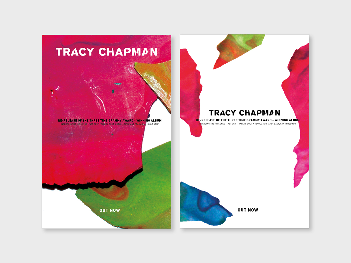 vinyl tracy chapman album cover redesign