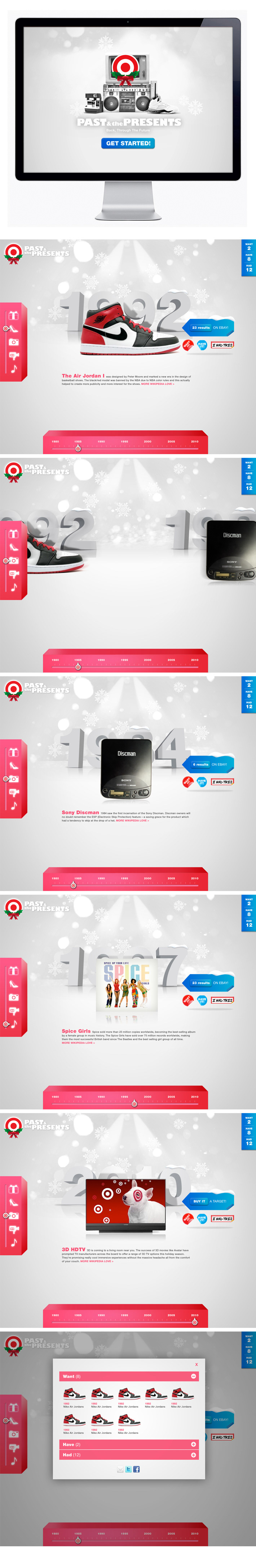 Mtv target Flash design UI Web Promotion promo gery xmas Black Friday seasonal