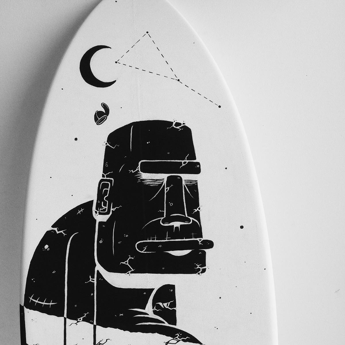 art surfing surfboard custom surfboard ILLUSTRATION 