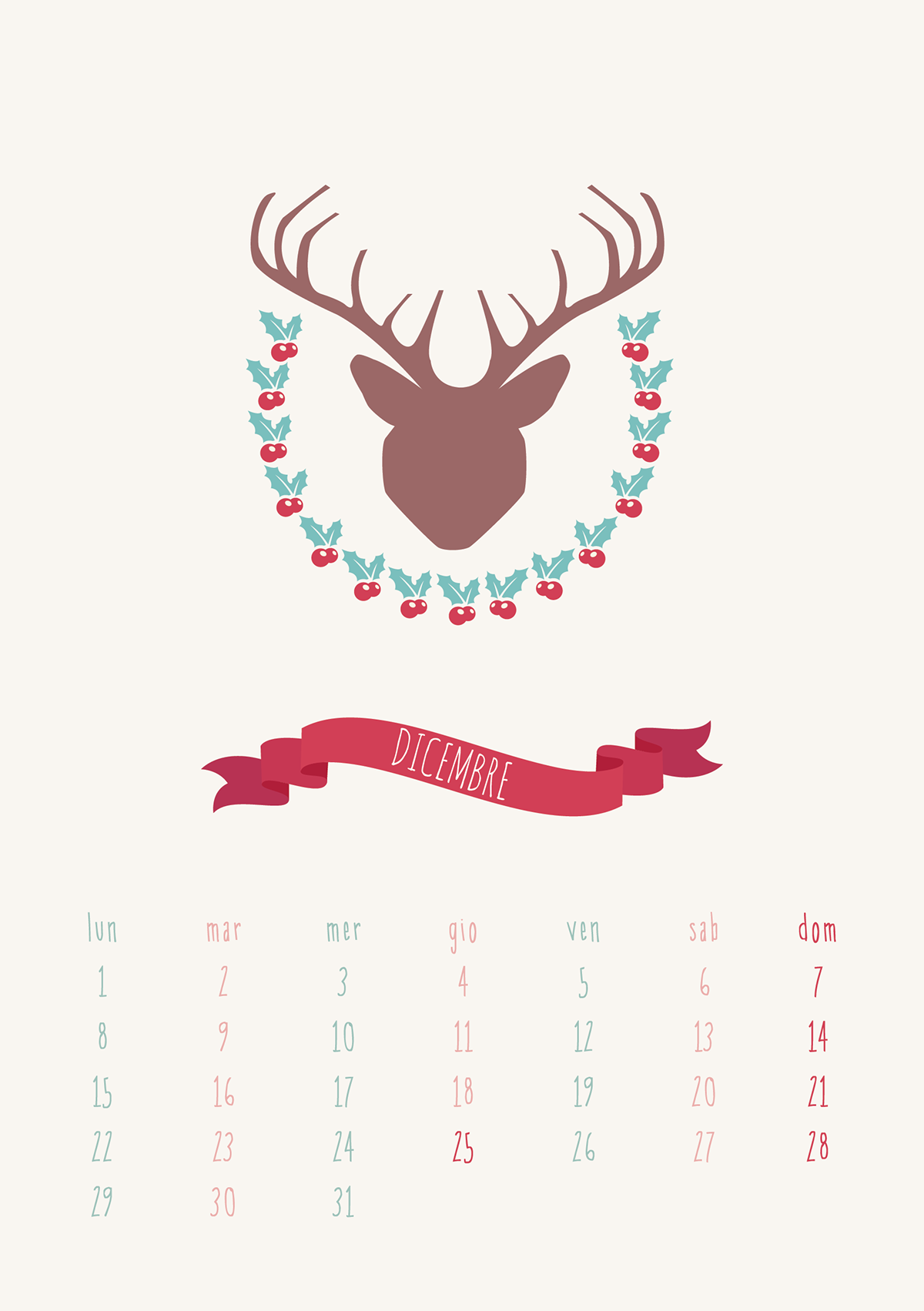 calendario brochure illustrations calendar Pastels months graphic logo handmade