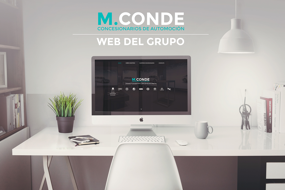 Web design dealer m.conde group spain wordpress