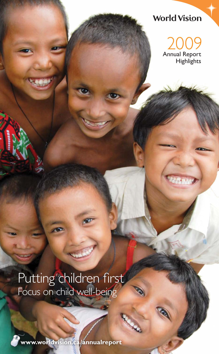annual report pdf Web non-profit World Vision children photoshop