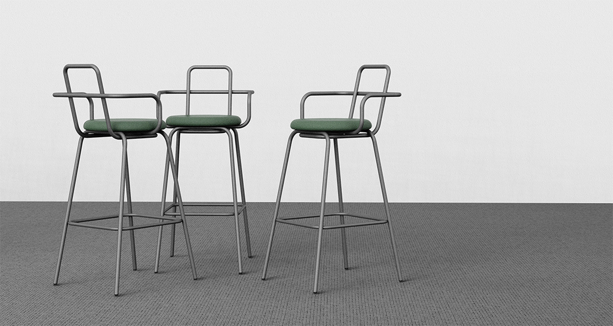 joonghochoi joonghochoi studio covy chair Bar chair furniture furniture design  product product design 