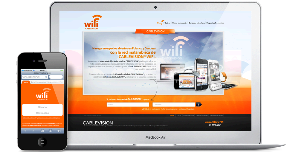 wifi MaDfizher Web design parallax