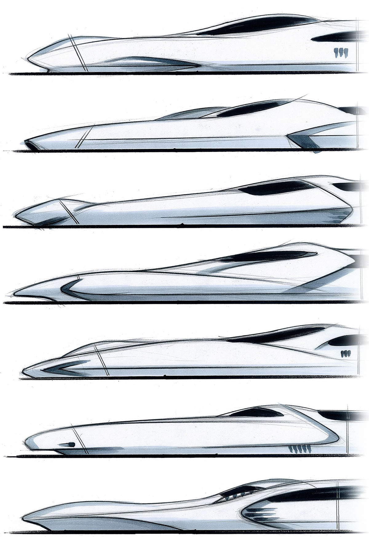 train bullet train sketching Transportation Design transportation Vehicle