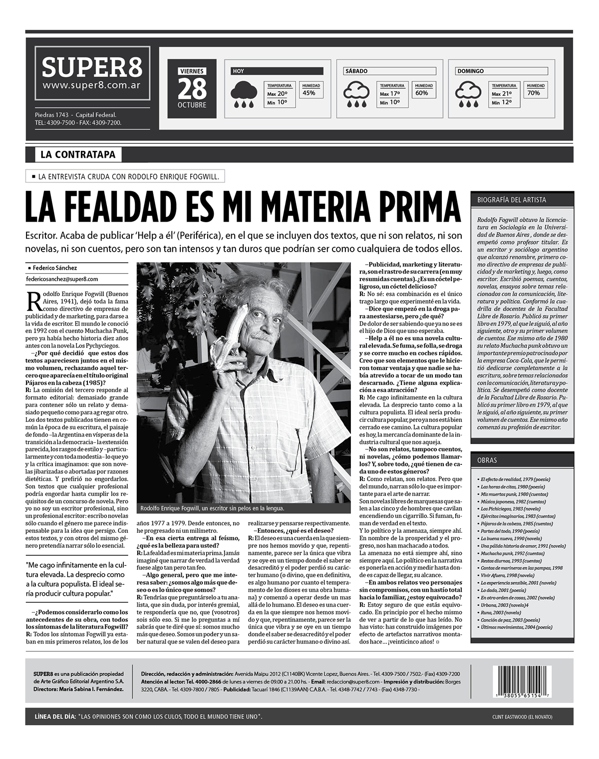 diario cosgaya editorial dieseño de la información