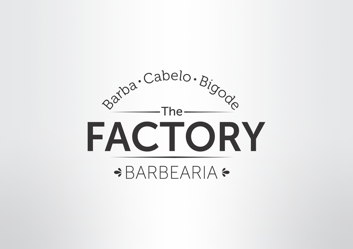 babershop barbearia thefactory logo criação marca erickgagliardi Gagliardi design