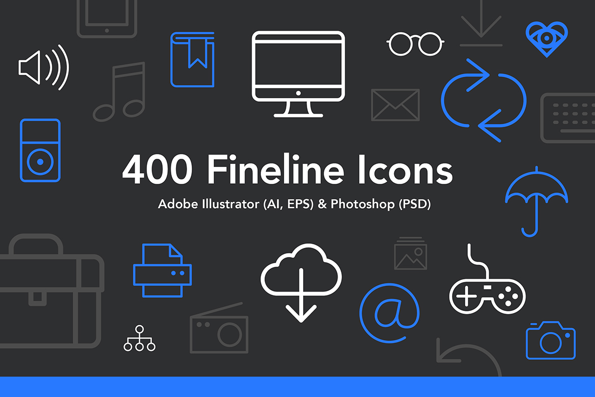 icons icon set stroke line outlined UI mobile ios print flat colour user interface psd ai EPS