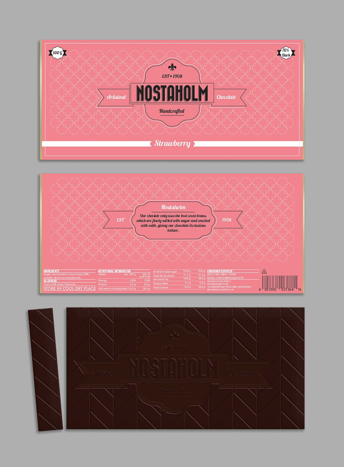Nostaholm chocolate pattern