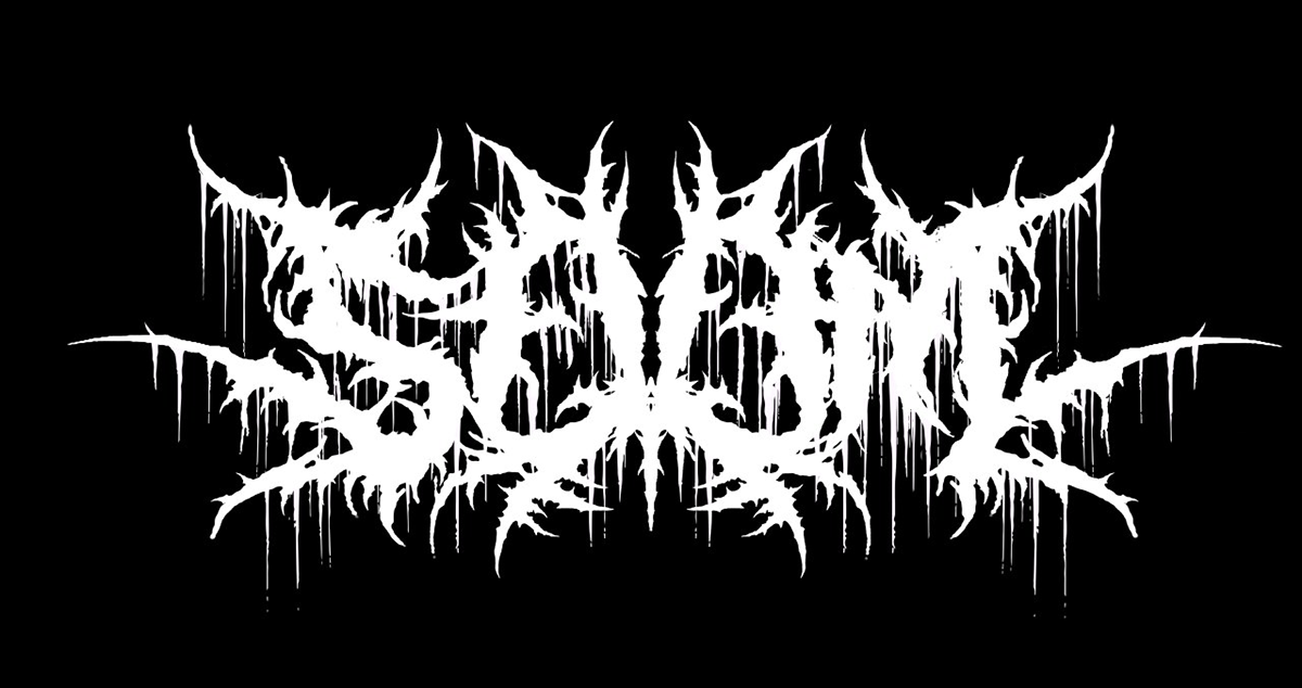death metal logo Deathmetal logo Logo Design metal logo sludge