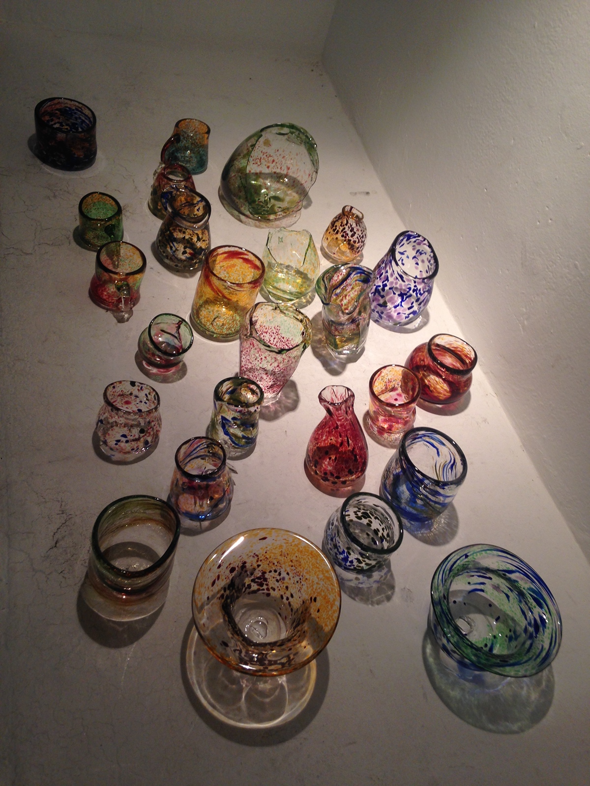 color glass blownglass glassblowing Hot colorful craft organic Nature Transparency light tableware design risd pattern