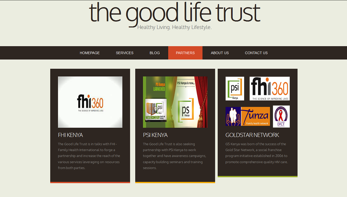 Good Life Trust Dial-a-CD test kits family planning health matters partnership NGO charity
