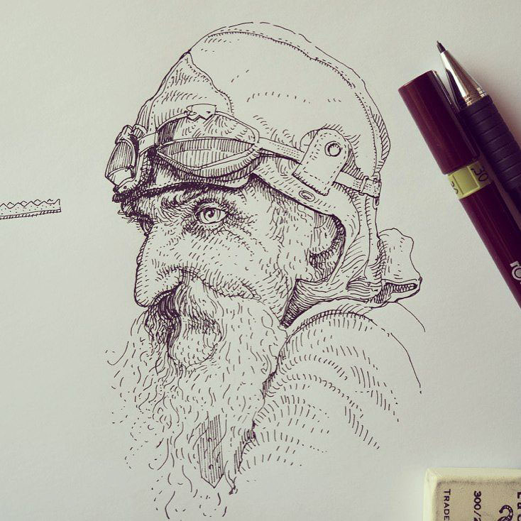 sketch sketching ILLUSTRATION  conceptart Character design  graphic pen and ink