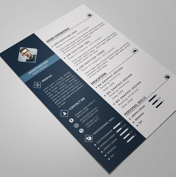 Resume CV curriculam vitae clean nice Eye-Catching professional cover latter