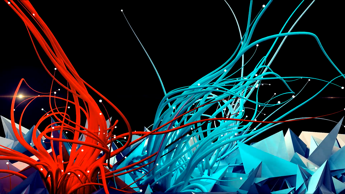 lumina teaser book comic 3D sound abstract lights CGI leonardoworx Wires shine
